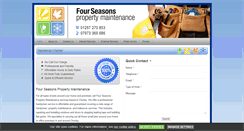 Desktop Screenshot of fourseasons-handyman.co.uk